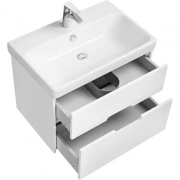 Оливия 70 Тумба Белый матовый (БЕЗ УМЫВАЛЬНИКА "Адриана-70")