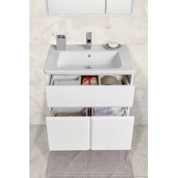 UP Модуль д/раковины 600 мм, белый глянец (подходит раковина GAP Original)