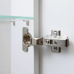 AZARIO зеркальный шкаф с подсветкой+подогрев "Air" 1П 600*800