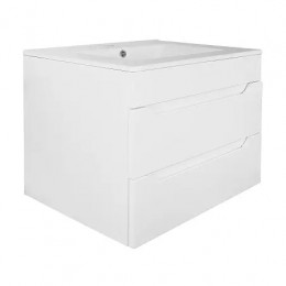 Комплект Тумба Аврора 60 (560*605*400) с раковиной Leone 60 БЕЗ ДОВОДЧИКОВ