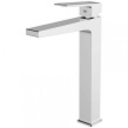 EDDIE Смеситель для раковины высокий без донного клапана, хром