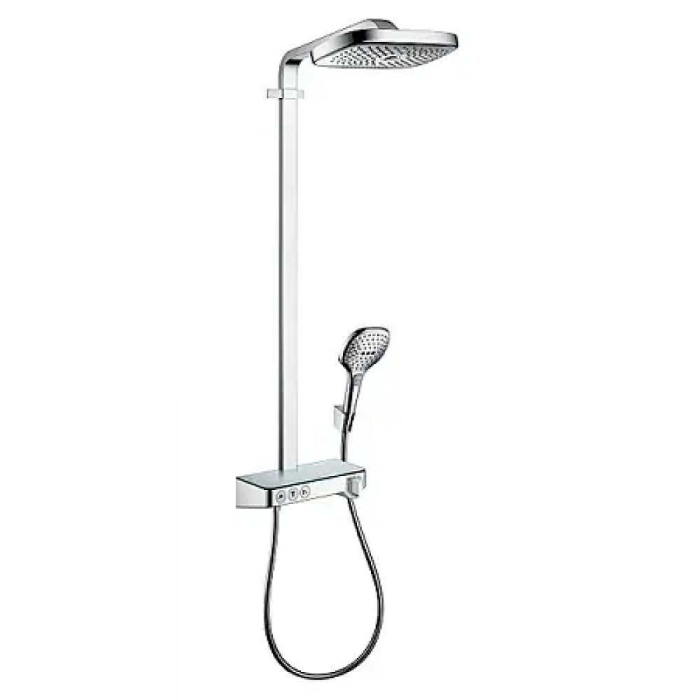27127000 Raindance Select E 300 3jet Showerpipe, ½’, хром