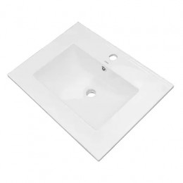 Комплект Тумба Аврора 60 (560*605*400) с раковиной Leone 60 БЕЗ ДОВОДЧИКОВ