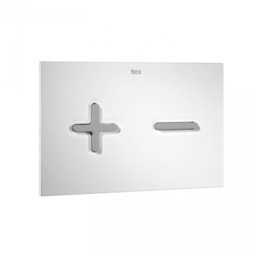 Z_DUPLO  IN-WALL Смывная клавиша двойная, PL6 белый хром матовый