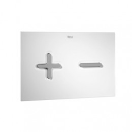 Z_DUPLO  IN-WALL Смывная клавиша двойная, PL6 белый хром матовый