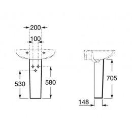 ACCESS Пьедестал для раковины