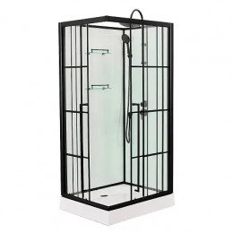 CS-3008TM/W-90R Душ. Кабина 900x900x2150 поддон 14 см