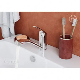 Смеситель Баус для раковины с поворотным изливом 140 мм, хром