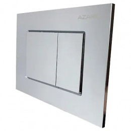 AZARIO NEW-TS Клавиша смыва AZ-ABS-001-CH хром (квадратная) пластик, 245х162,5х28,3мм (инст. AZ-G12 и AZ-TS006T)