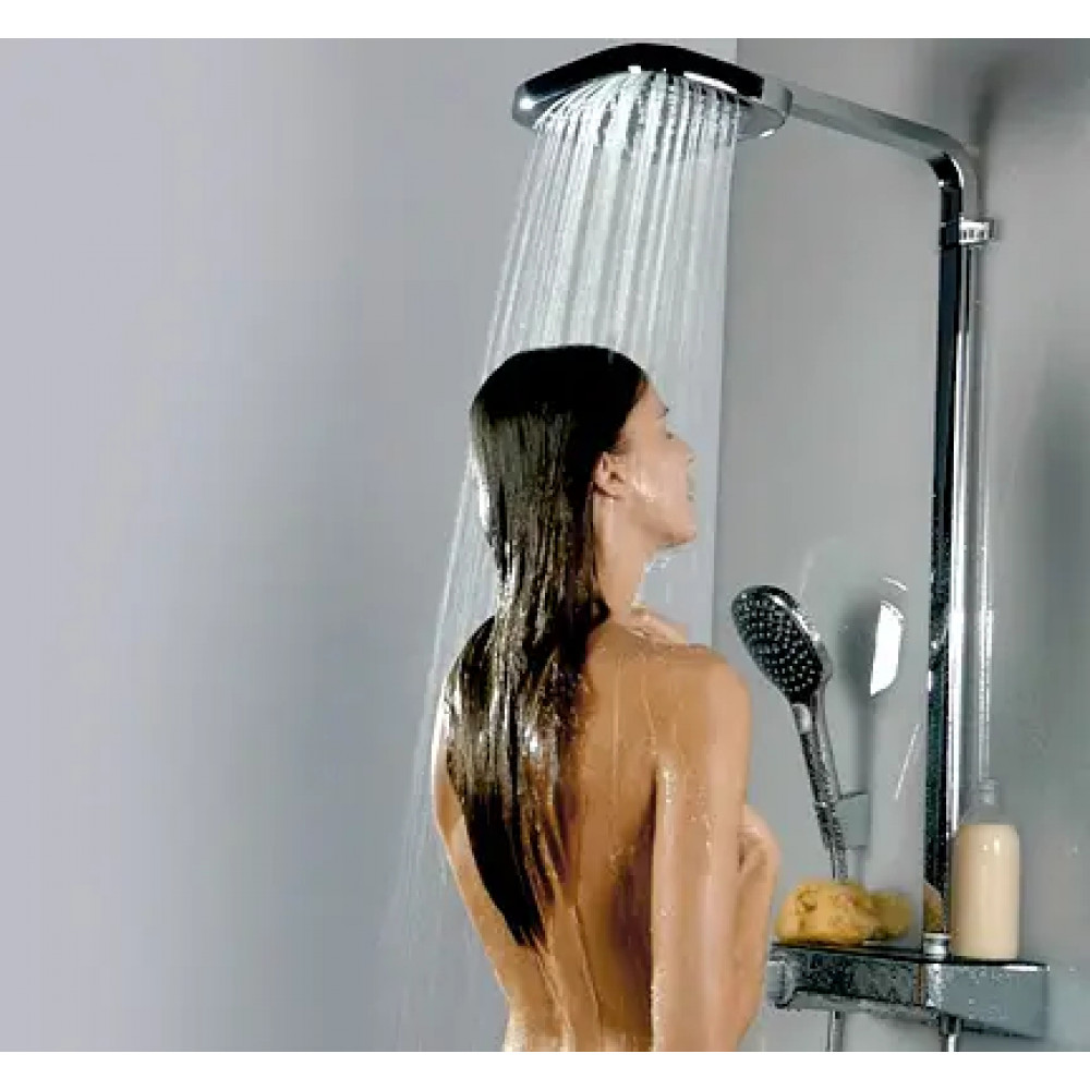 27127000 Raindance Select E 300 3jet Showerpipe, ½’, хром