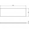 Ideal Standard i.life Фронтальная панель 180 см для прямоугольной ванны T476201, T476401