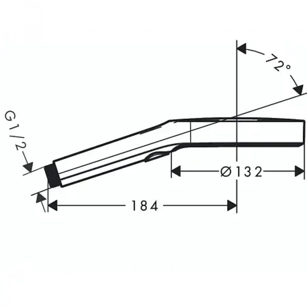 26864140 Rainfinity Ручной душ 130 3jet, шлифованная бронза