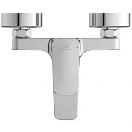 BD256AA CERAPLAN Настенный смеситель для ванны/душа, монтаж на стандартных эксцентриках, металлические накладки, картридж FirmaFlow 38 мм с функцией H