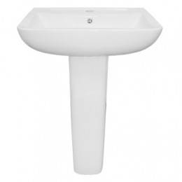 Liri умывальник с пьедесталом 550х425х830мм