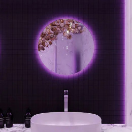 AZARIO Зеркало Savanna RGB D550 SMART-управление, парящая подсветка (в стену)