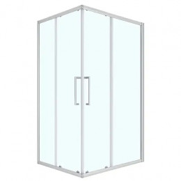 Душевое ограждение CS-AB01S-128 120x80x190，профиль сатин，6 мм прозрачное стекло, профиль сатин