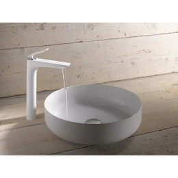 KLUDI BALANCE Смеситель на умывальник, высота 334 мм, белый/хром DN 10, арт. 522989175