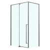 AZ-J50-12090-MGR-CL Душевое ограждение MALE SQR-120х90х195-MGR-CL, прозрачное стекло 6 мм, профиль матовый графит