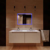 AZARIO зеркало Livia-RGB 800х600 (сенсорный выключатель, мульти-цвет)