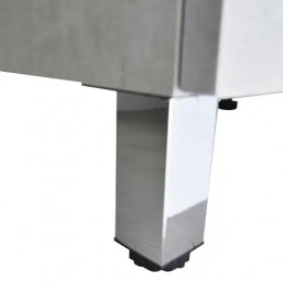 Комплект Тумба Florena 80 (810*810*470) с раковиной Leon 7506-80 Светлый Бетон