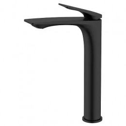 Lursy Cмеситель высокий для раковины, черный матовый