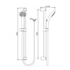 BA208AA Душевой гарнитур VIDIMA FRESH S