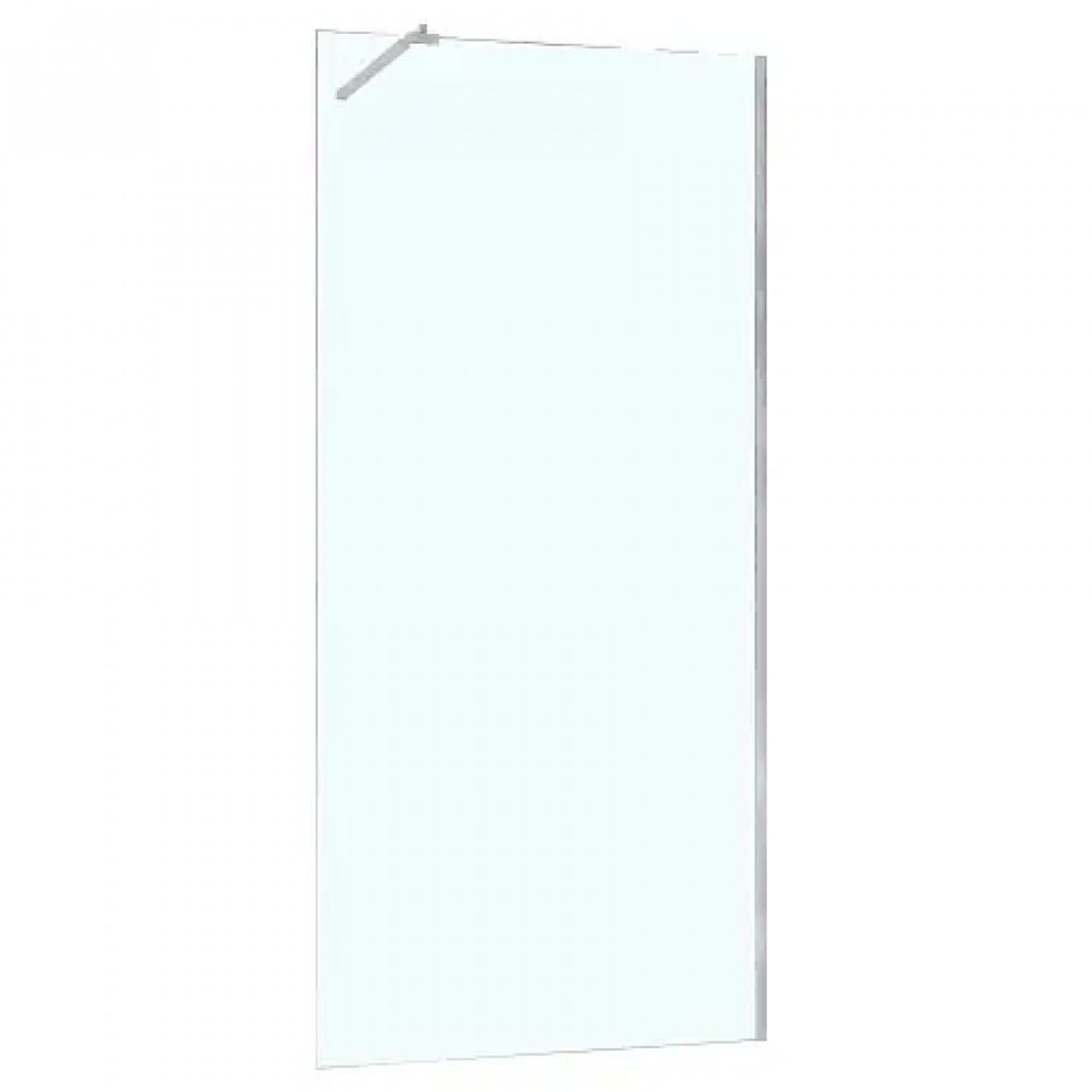 AZ-251-90-CH-CL Душевая перегородка Walk-in, 90x195-CH-CL, прозрачное стекло 8 мм, профиль хром