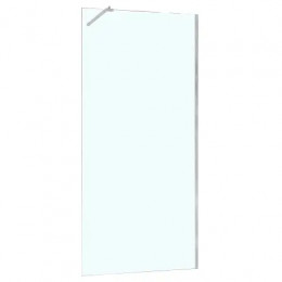 AZ-251-90-CH-CL Душевая перегородка Walk-in, 90x195-CH-CL, прозрачное стекло 8 мм, профиль хром