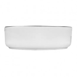 AZ-3134-BE Раковина накладная белый глянец с черной окантовкой Размер 355*355*120 мм