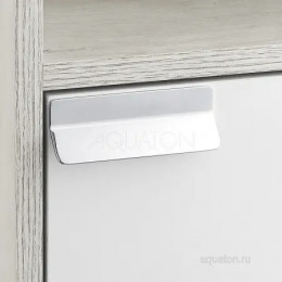 Флай Шкаф 1-створчатый белый, дуб крафт правый