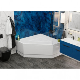 CAVALLO CORNER Ванна акриловая угловая 140х140 см, без панели и каркаса, белая