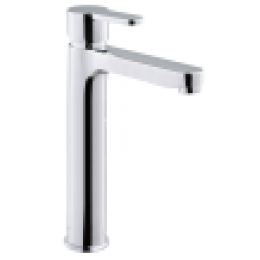 TEVIS Смеситель для раковины высокий, хром