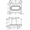 42834000 Axor Universal Accessories Стакан для зубных щеток для настенного и монтажа на рейлинг
