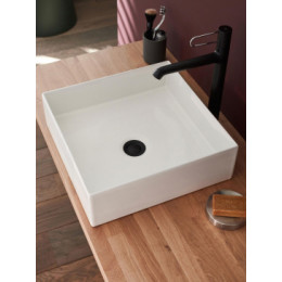 E90011-0 Delta Pure накладная раковина, тонкая керамика, 39*39