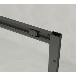 Душевое ограждение CS-AB02B-128 120x80x190，профиль черный матовый，6 мм прозрачное стекло
