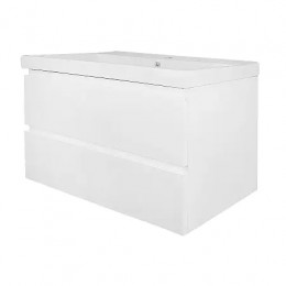 Комплект Тумба Мила 80 (810*670*470) подвесная с раковиной Tempo 80