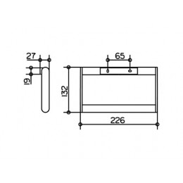 14921010000 Plan Держатель для полотенца кольцевой, хром