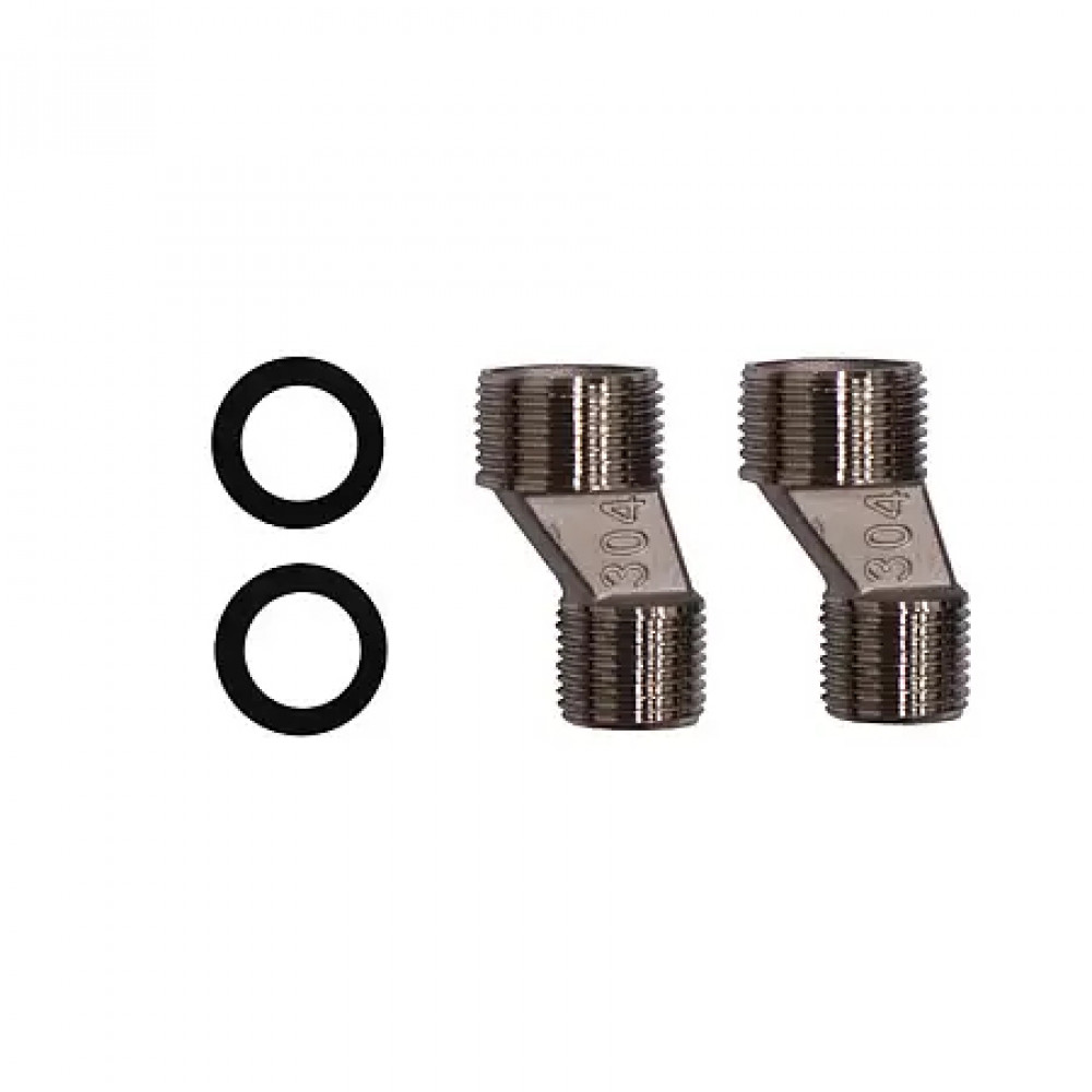 Alanti Смеситель для ванны с ручным душем, длинный излив, хром