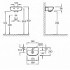 E4761-00 ODEON UP Компактный рукомойник 36 х 26 см, одно отверстие под смеситель, белый