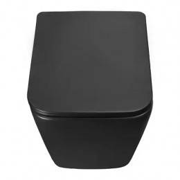 Dezi Black унитаз подвесной, с функцией Торнадо, с сиденьем дюропласт, микролифт (1 место)