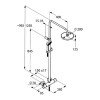 KLUDI LOGO DUAL SHOWER SYSTEM Душевая система с термостатом, арт. 6809505-00