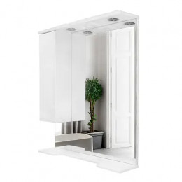 Зеркало-шкаф Эстима 80 левое