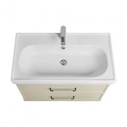 Нео-Классика 85/2 Тумба-умывальник Белый камень (БЕЗ Раковины Нео Классик 85)