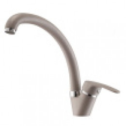 Z_НИМО Смеситель для кухни серый шелк