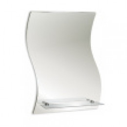 LORANTO зеркало Волна 430х600мм с полкой