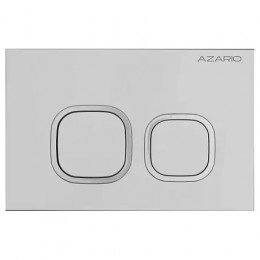 AZARIO NEW-TS Клавиша смыва AZ-ABS-002-CH хром (квадратная) пластик, 245х162,5х28,3мм (инст. AZ-G12 и AZ-TS006T)