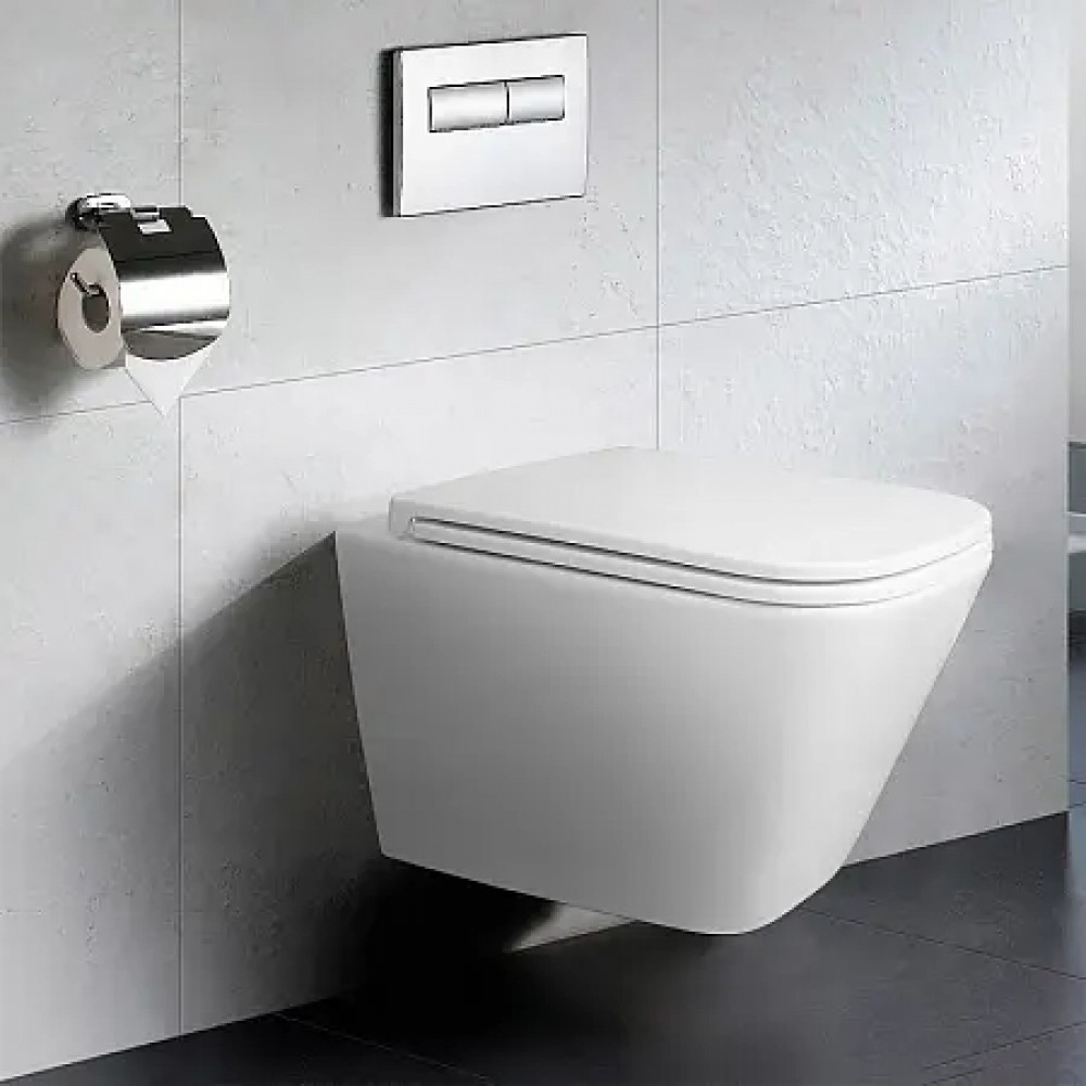 Сет AZARIO Инсталляция  для подвесного унитаза 3/6л+Azario Teramo ТОРНАДО СКРЫТОЕ подвесной безободковый унитаз +БЕЗ КЛАВИШИ