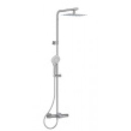 Душевая система с телескопической штангой, с термостатическим смесителем, для ванны/душа,  CERATHERM T100, A7591AA