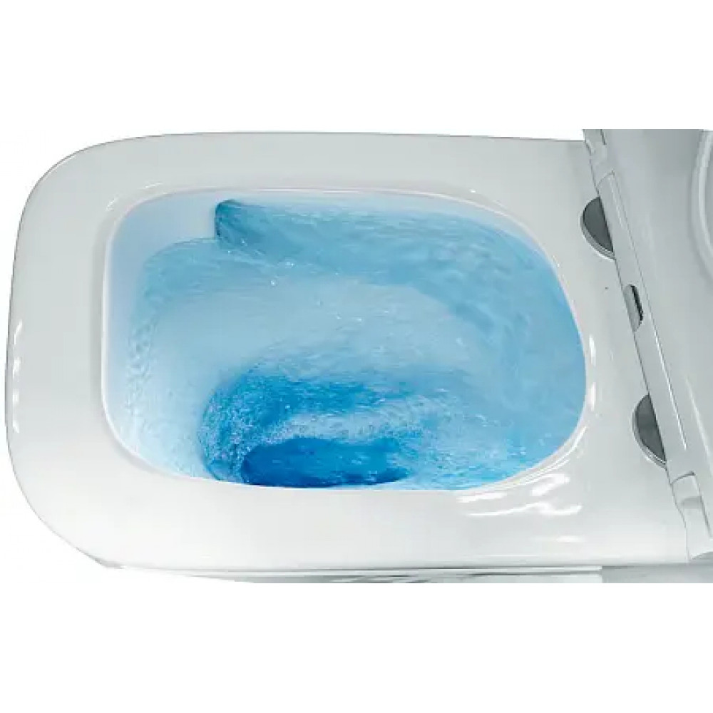 Сет AZARIO Инсталляция  для подвесного унитаза 3/6л+Azario Teramo ТОРНАДО СКРЫТОЕ подвесной безободковый унитаз +БЕЗ КЛАВИШИ