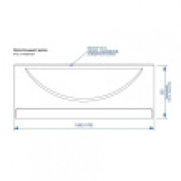 Экран для ванны «MILTON»1500